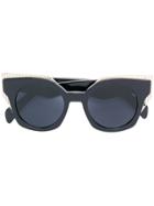 Oxydo Embellished Tinted Sunglasses - Black