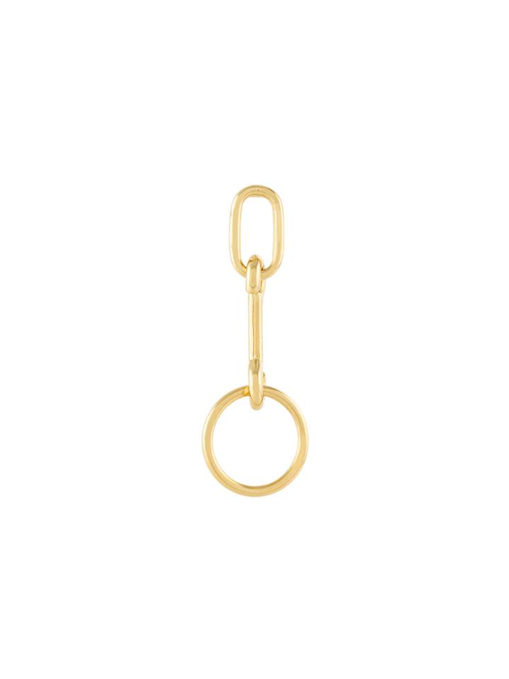 Maria Black Knight Earring - Metallic