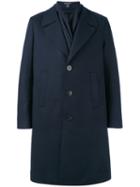 Neil Barrett - Shawl Collar Coat - Men - Polyamide/wool - 52, Blue, Polyamide/wool
