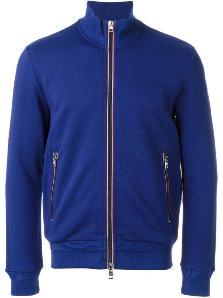 Moncler Classic Sweatshirt, Men's, Size: S, Blue, Cotton