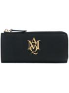 Alexander Mcqueen Logo Plaque Purse, Women's, Black, Calf Leather