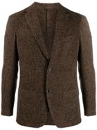 Altea Single Breasted Blazer - Brown