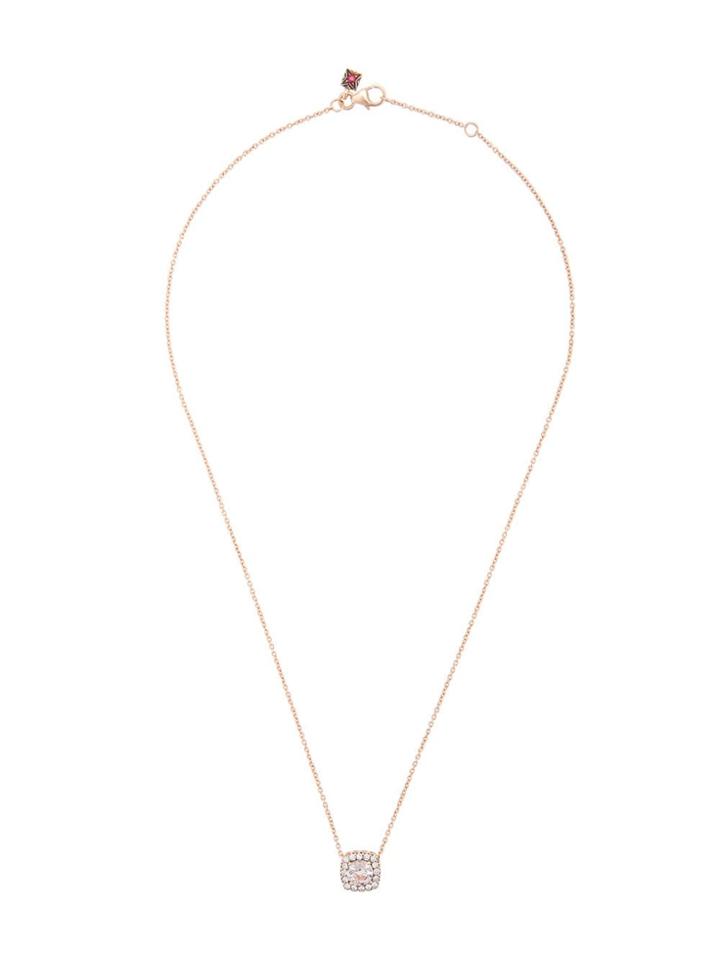 Selim Mouzannar Square Pendant Necklace - Nude & Neutrals