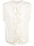 Per Götesson Knitted Cable Vest - Neutrals