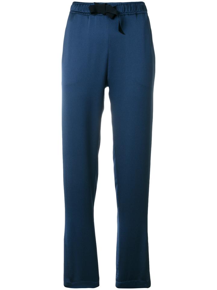 Semicouture High Waisted Trousers - Blue