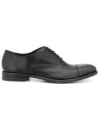Henderson Baracco Stacked Heel Oxford Shoes, Men's, Size: 42, Black, Leather