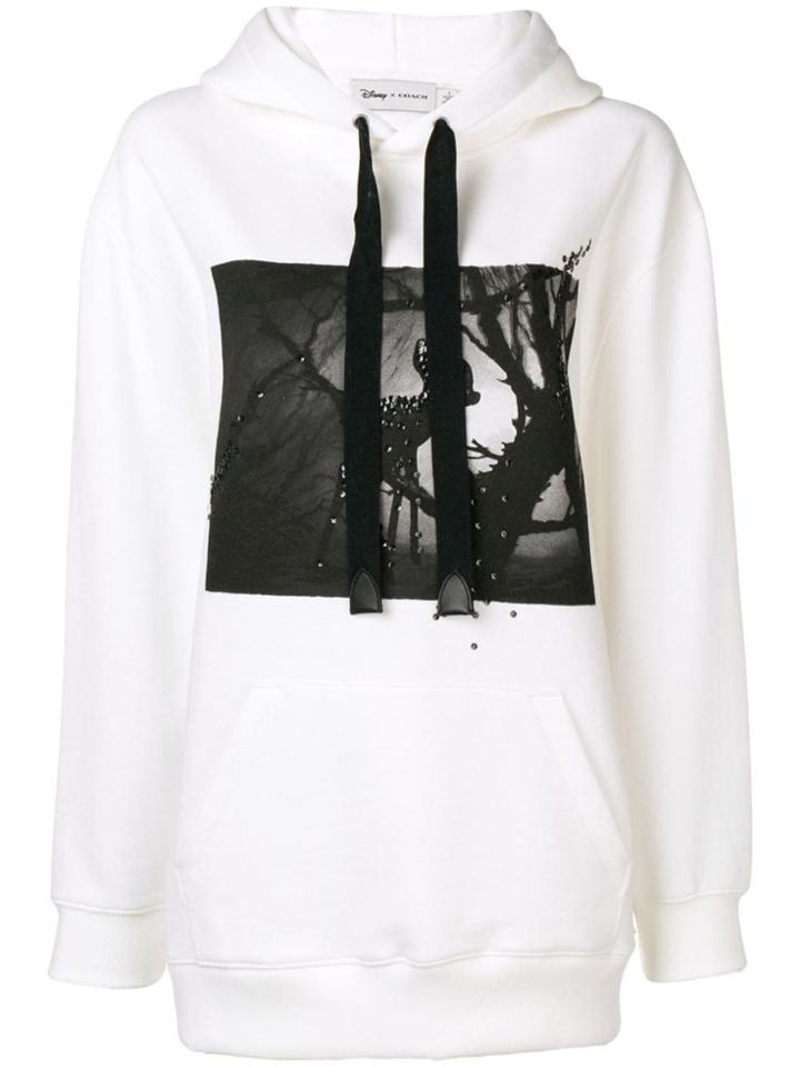 Coach Graphic Print Hoodie - White