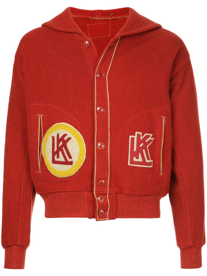 Fake Alpha Vintage 1930s Shawl Jacket - Red