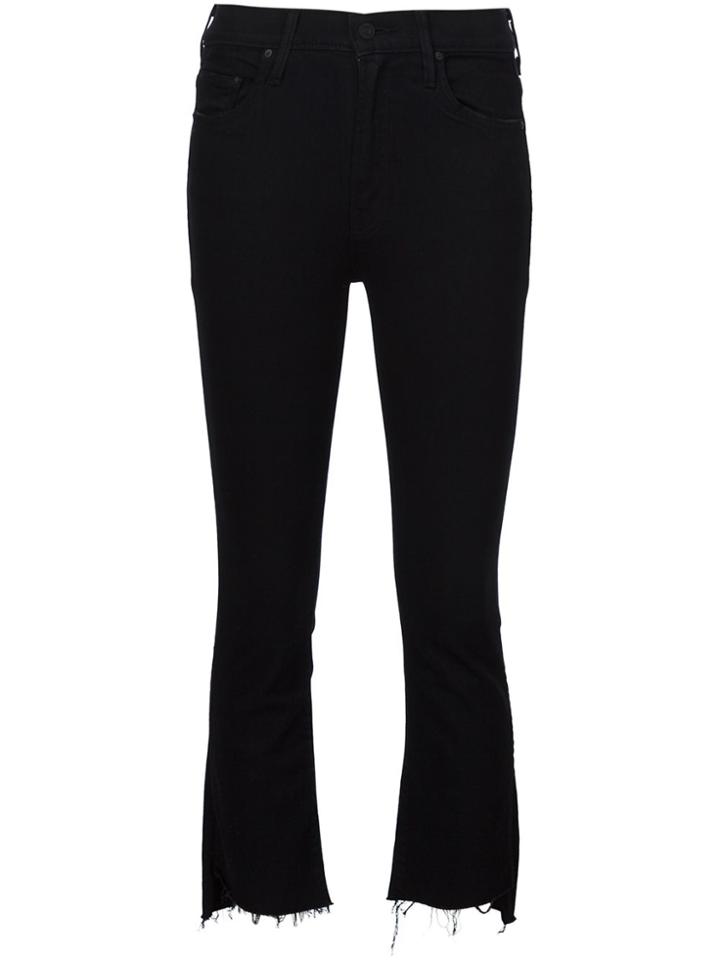 Mother Cropped Jeans - Black
