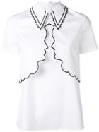 Vivetta - Stenella Collar T-shirt - Women - Cotton - 42, White, Cotton