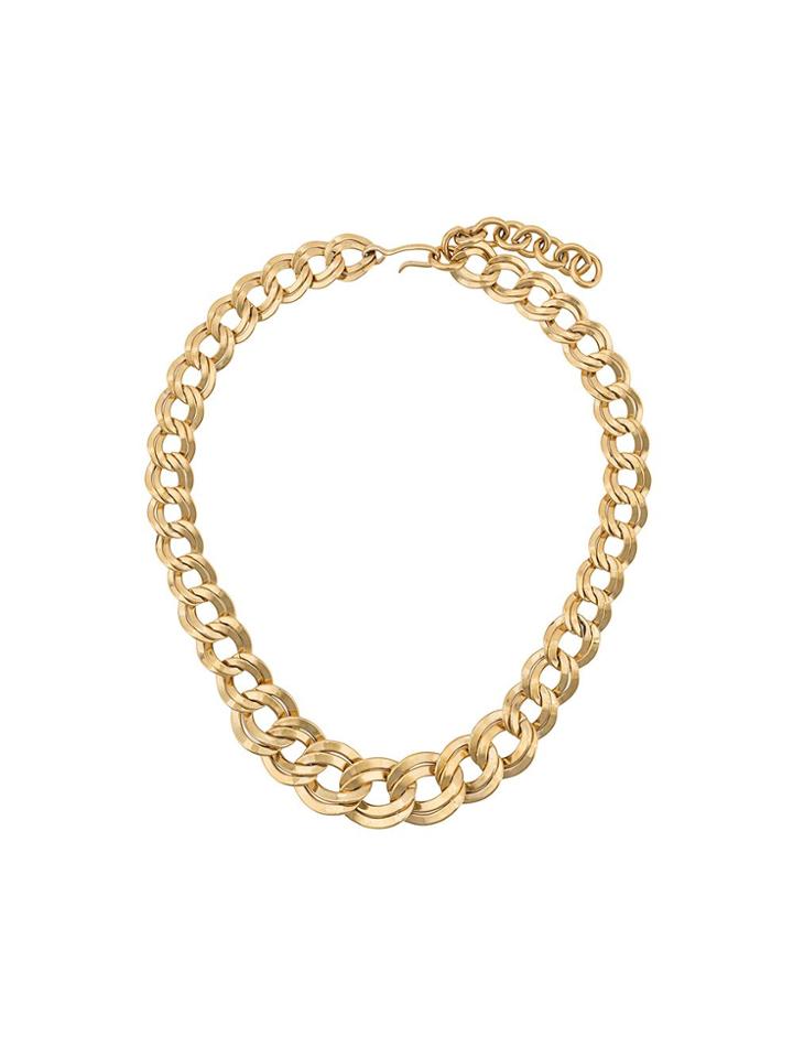 Monet Pre-owned 1980s Graduated Necklace - Gold
