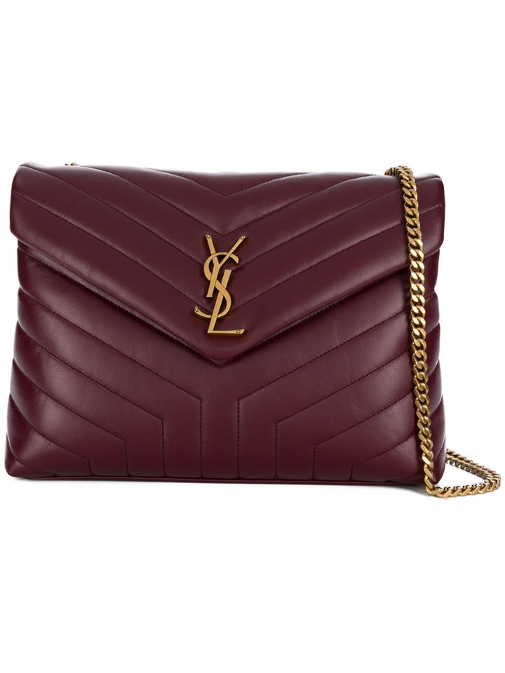 Saint Laurent Square Shoulder Bag - Red