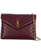 Saint Laurent Square Shoulder Bag - Red