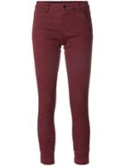 Pence Ines Cropped Trousers - Pink & Purple