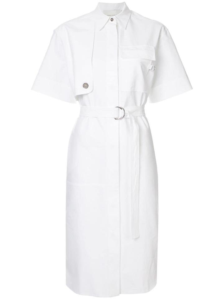 Cédric Charlier Shirt Dress - White