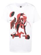 Karl Lagerfeld Logo Stripe T-shirt - White