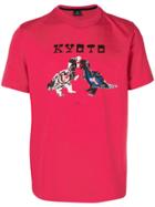 Ps By Paul Smith Kyoto Dinosaur T-shirt - Red