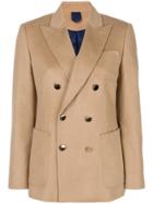 Max Mara Double-breasted Blazer - Brown