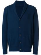 Lardini V-neck Cardigan - Blue