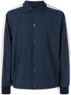 3.1 Phillip Lim Tuxedo-stripe Coach Jacket - Blue