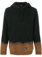 Marcelo Burlon County Of Milan Tie-dye Hooded Sweatshirt - Black