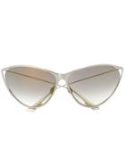 Dior Eyewear Cat-eye Sunglasses - Metallic