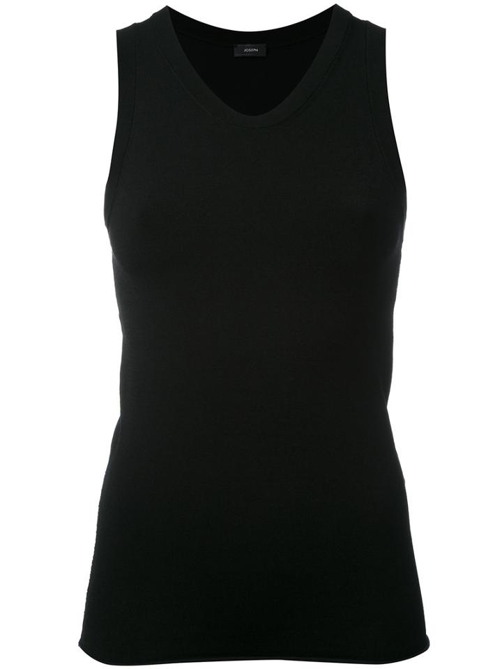 Joseph - Racer Back Tank Top - Women - Nylon/spandex/elastane/viscose - M, Black, Nylon/spandex/elastane/viscose