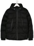 Boss Kids Teen Padded Puffer Jacket - Black