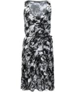 Maiyet Printed Sleeveless Dress, Women's, Size: 4, Black, Silk/wool