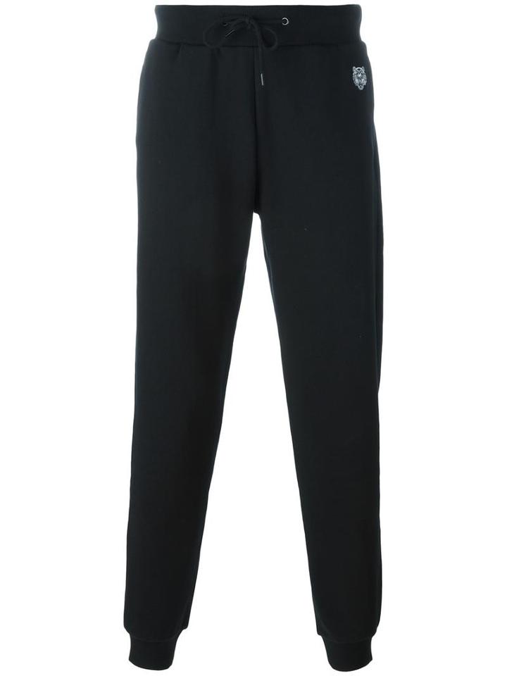 Kenzo 'mini Tiger' Track Pants, Women's, Size: Small, Black, Cotton
