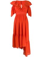 Three Floor Pompei Dress - Orange