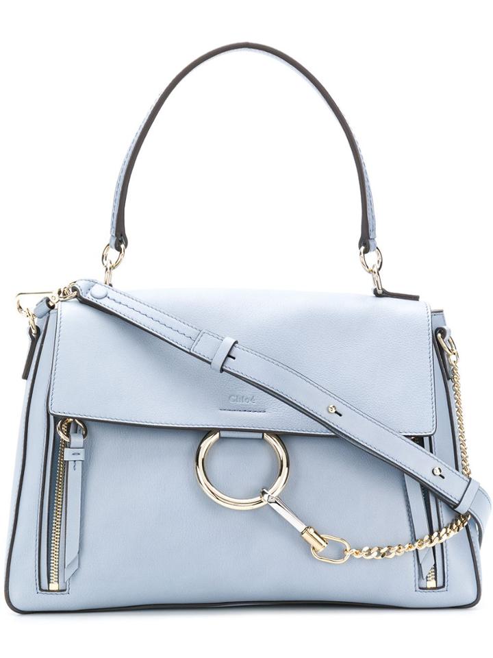 Chloé Zipped Faye Bag - Blue