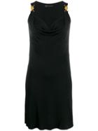 Versace Medusa Medallion Detail Short Dress - Black