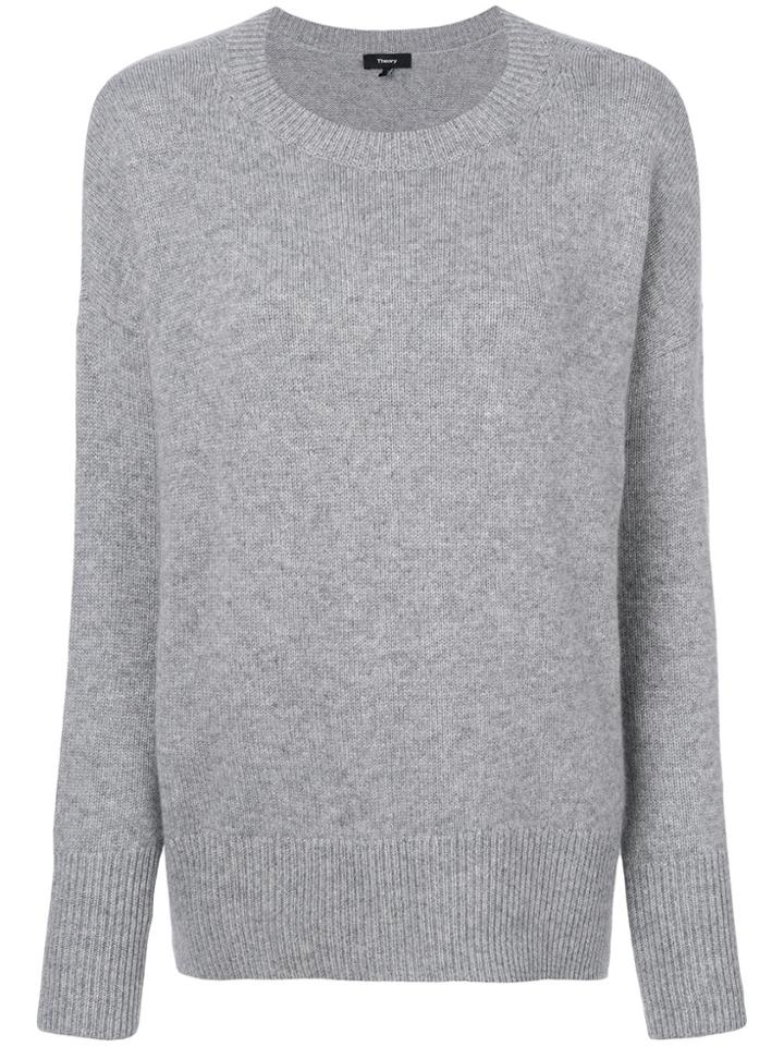 Theory Husky Sweater - Grey