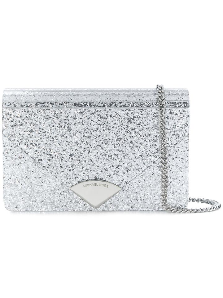 Michael Michael Kors Barbara Envelope Clutch - Grey
