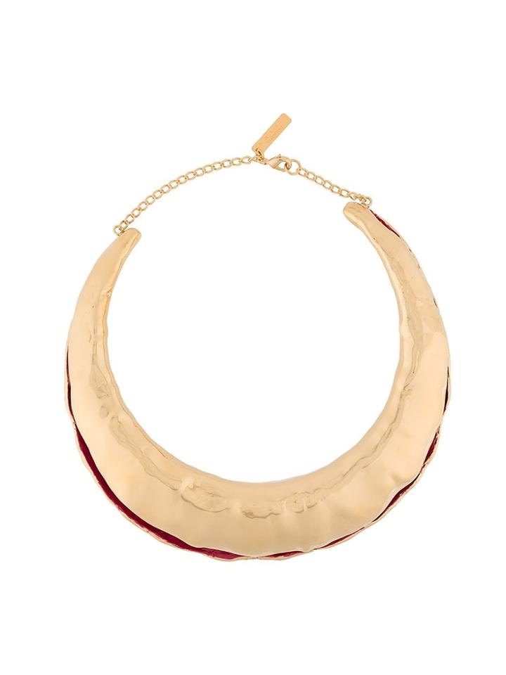 Marni Enamelled Chocker Necklace - Metallic