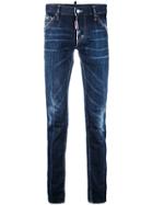 Dsquared2 Denim Stonewash Slim Jeans - Blue