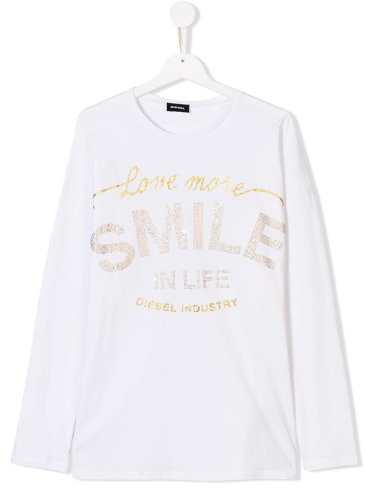 Diesel Kids Diesel Kids 00j42pkyan4 K100 - White