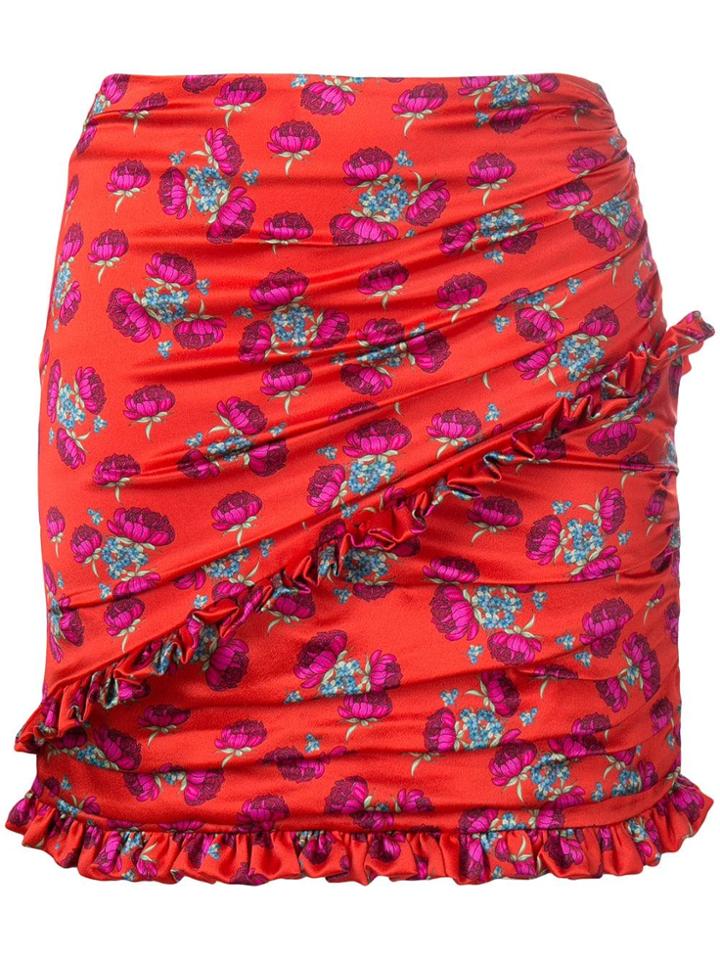Magda Butrym Printed Skirt - Yellow & Orange