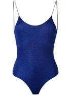 Oseree Lurex Swimsuit - Blue
