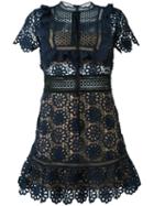 Self-portrait Floral Lace Mini Dress