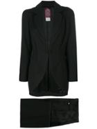 John Galliano Vintage Jacket And Trouser Suit - Black