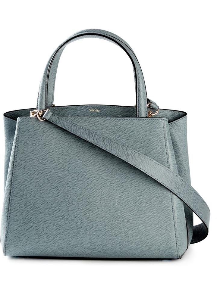 Valextra Small 'triennale' Tote, Women's, Blue