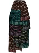 Zimmermann Spotted Layered Skirt - Multicolour