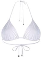 Dolce & Gabbana Top Sliding Triangle Bikini Top - White