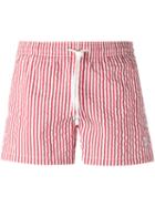 Borrelli - Striped Swim Shorts - Men - Polyamide/polyester/spandex/elastane - M, Red, Polyamide/polyester/spandex/elastane