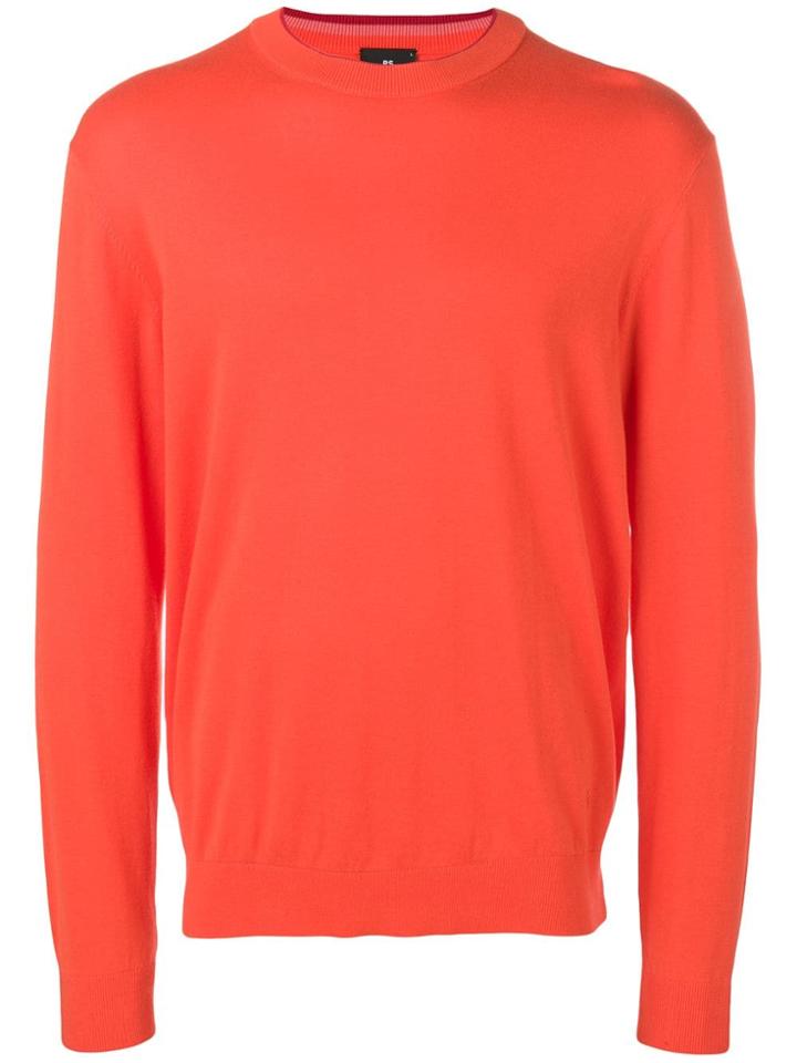 Ps Paul Smith Crew Neck Sweater - Orange