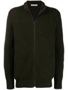 Holland & Holland Zipped Cardigan - Brown