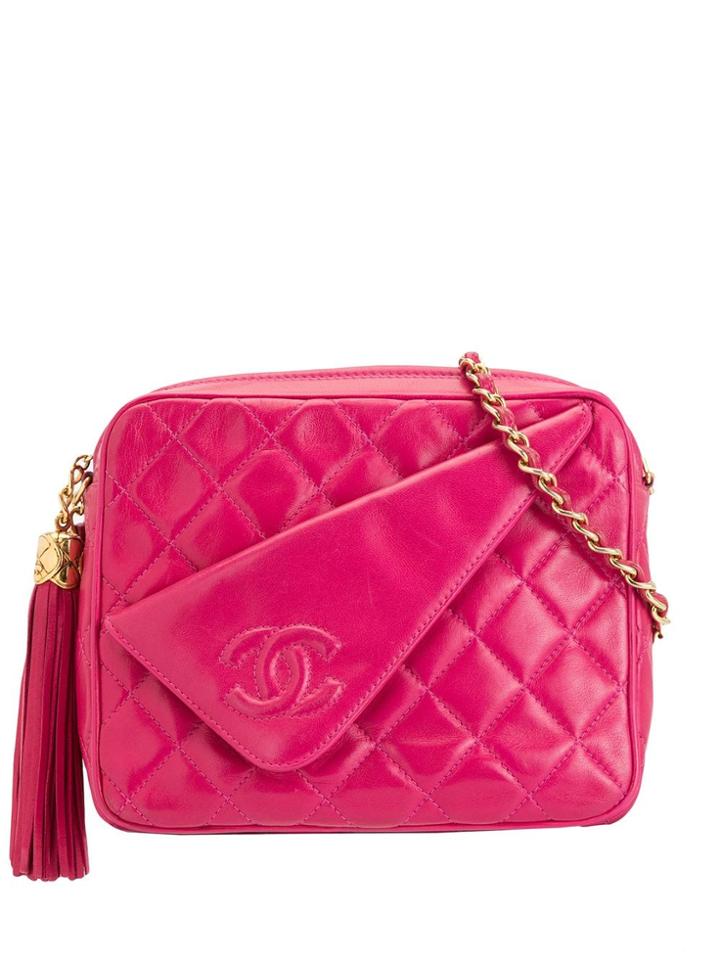 Chanel Pre-owned Tassel Detail Camera Bag - Purple