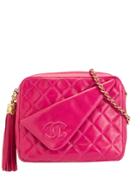 Chanel Pre-owned Tassel Detail Camera Bag - Purple